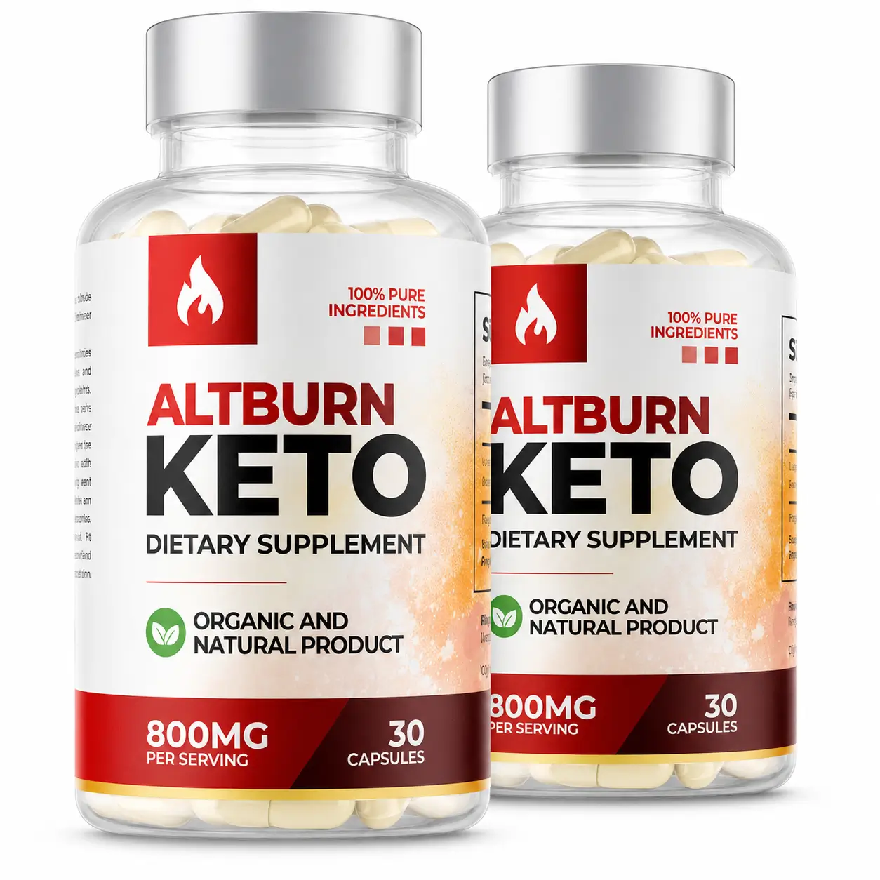 AltBurn Keto Capsules two bottle bundle